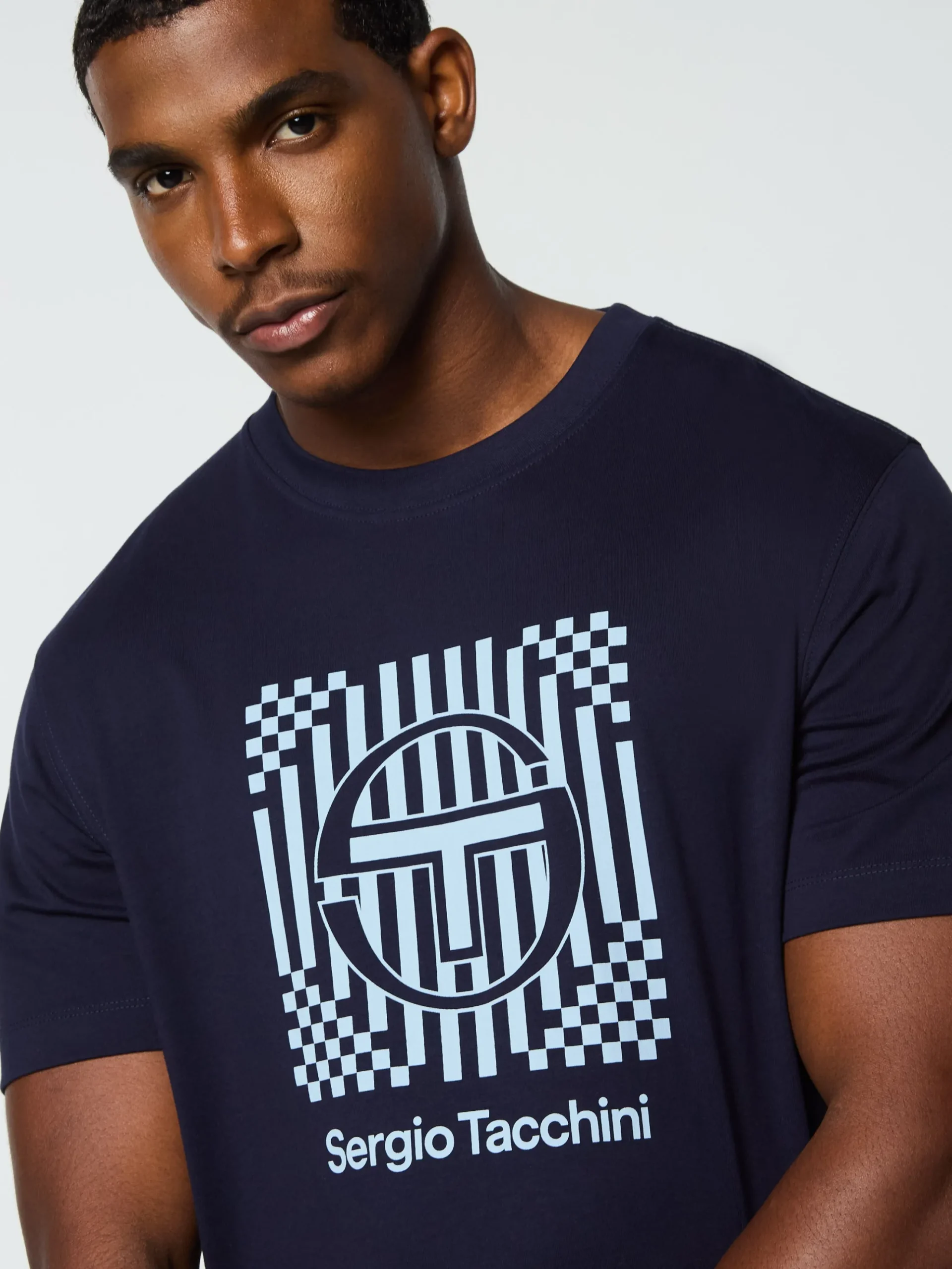 Sergio Tacchini Piastrella T-Shirt- MARITIME BLUE New