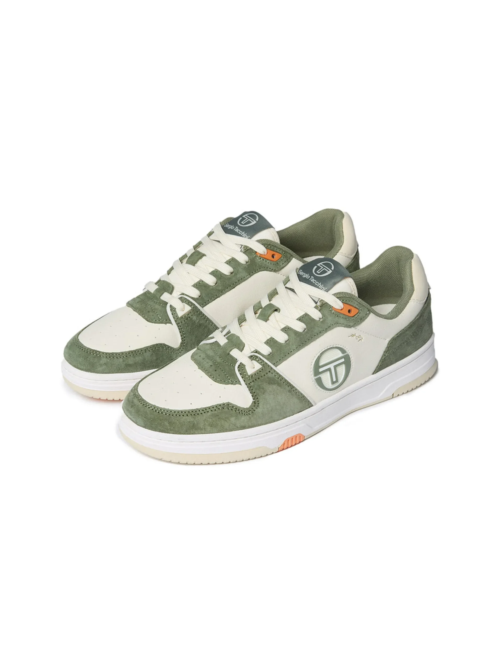 Sergio Tacchini Prime Shot DA- Hedge Green/ White/ Tangerine HEDGE GREEN-WHITE-TANGERINE Online