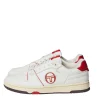 Sergio Tacchini Prime Shot DA Sneaker- Antique White/ Almond Oil/ Adrenaline Red ANTIQUE WHITE/ALMOND OIL/ADRENALINE RED Sale