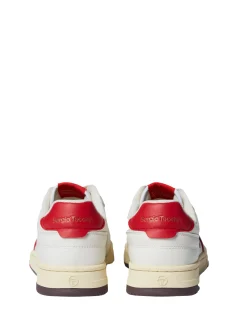 Sergio Tacchini Prime Shot DA Sneaker- Antique White/ Almond Oil/ Adrenaline Red ANTIQUE WHITE/ALMOND OIL/ADRENALINE RED Sale