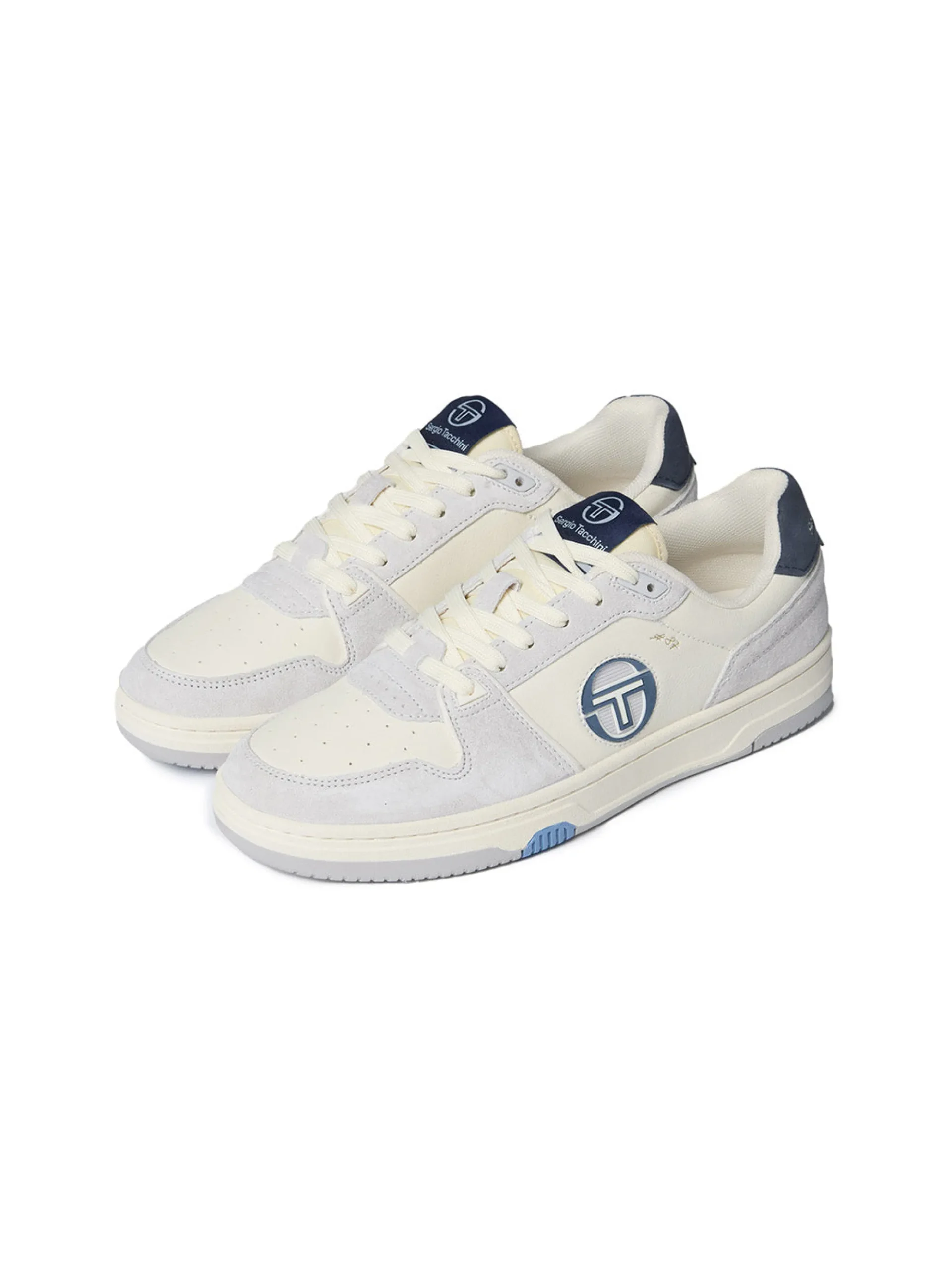 Sergio Tacchini Prime Shot DA- Tofu/ Almond Oil/ Maritime Blue TOFU-ALMOND OIL-MARITIME BLUE Best