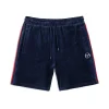 Sergio Tacchini Primo Velour Short- MARITIME BLUE Online