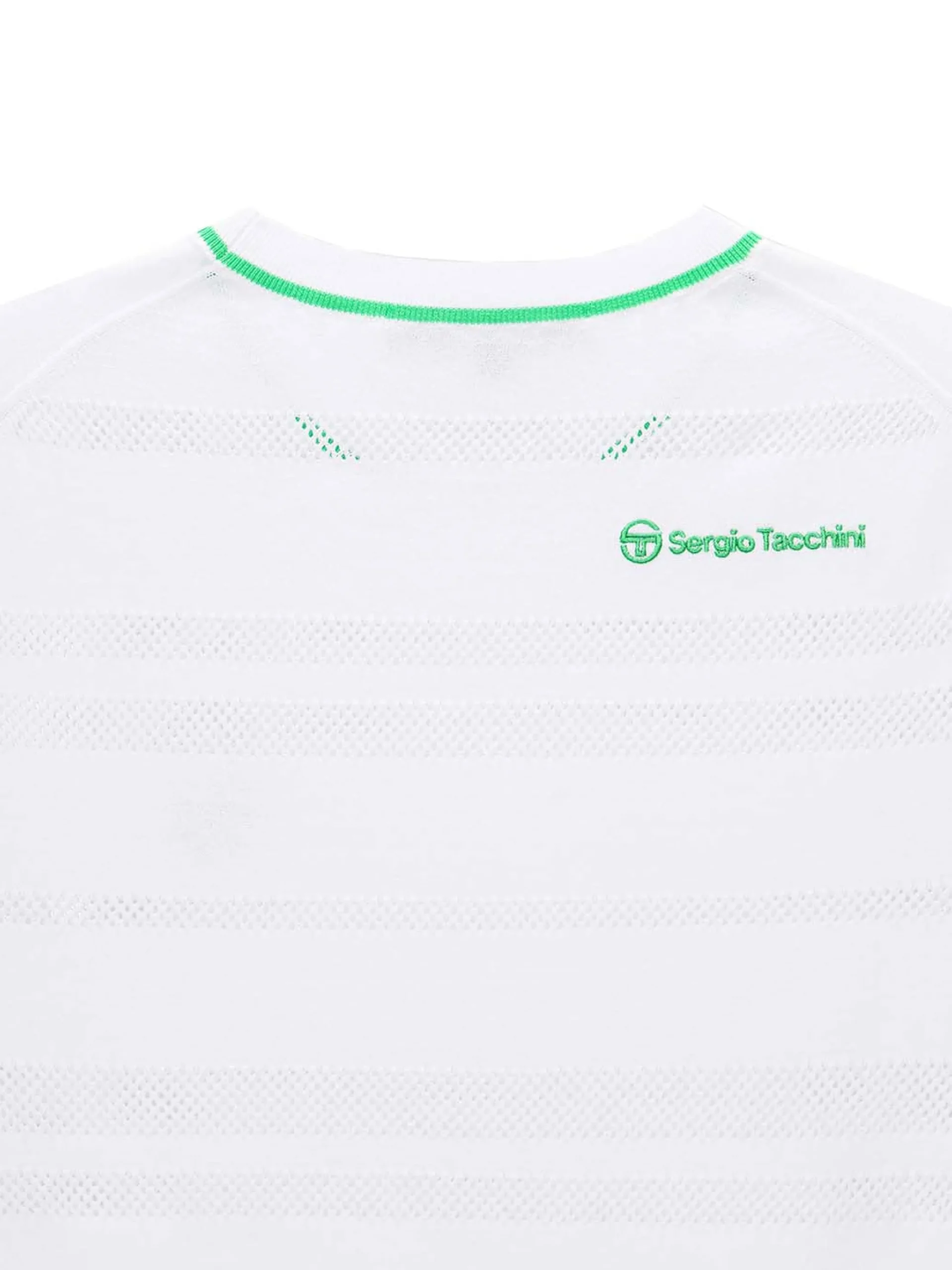 Sergio Tacchini Resort Knit Top- OFF WHITE Discount