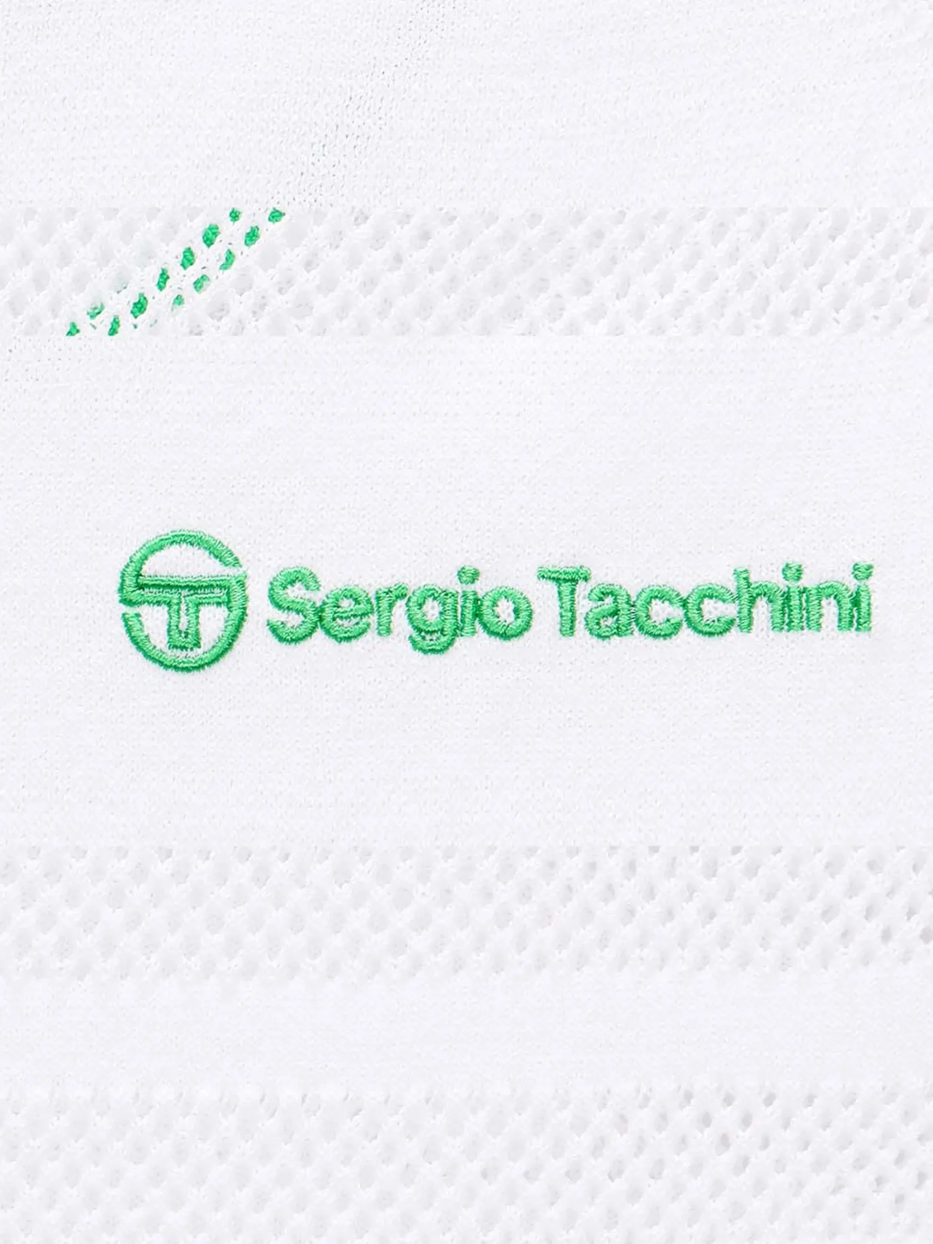 Sergio Tacchini Resort Knit Top- OFF WHITE Discount