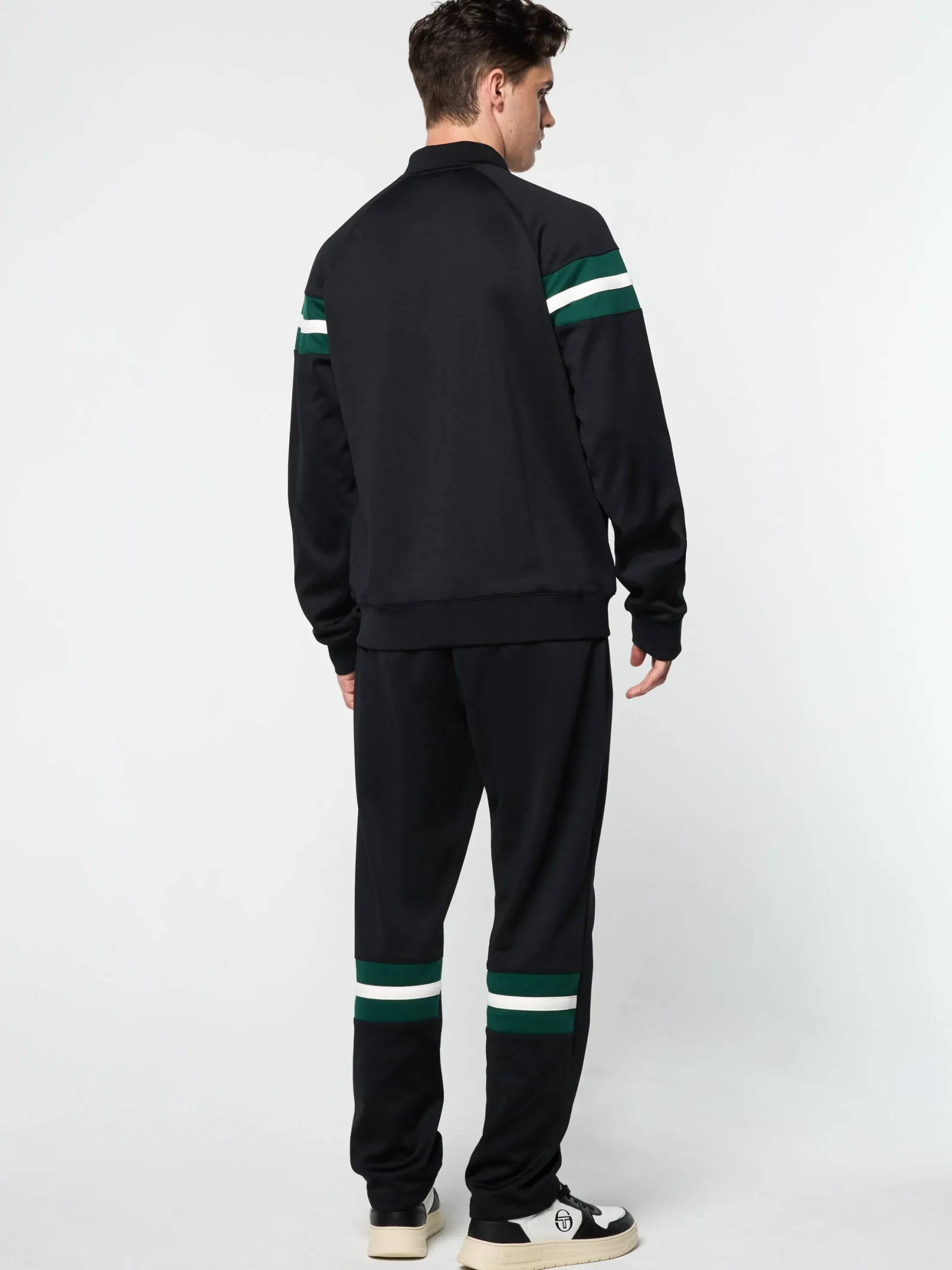 Sergio Tacchini Rimini Track Jacket- BLACK BEAUTY Discount
