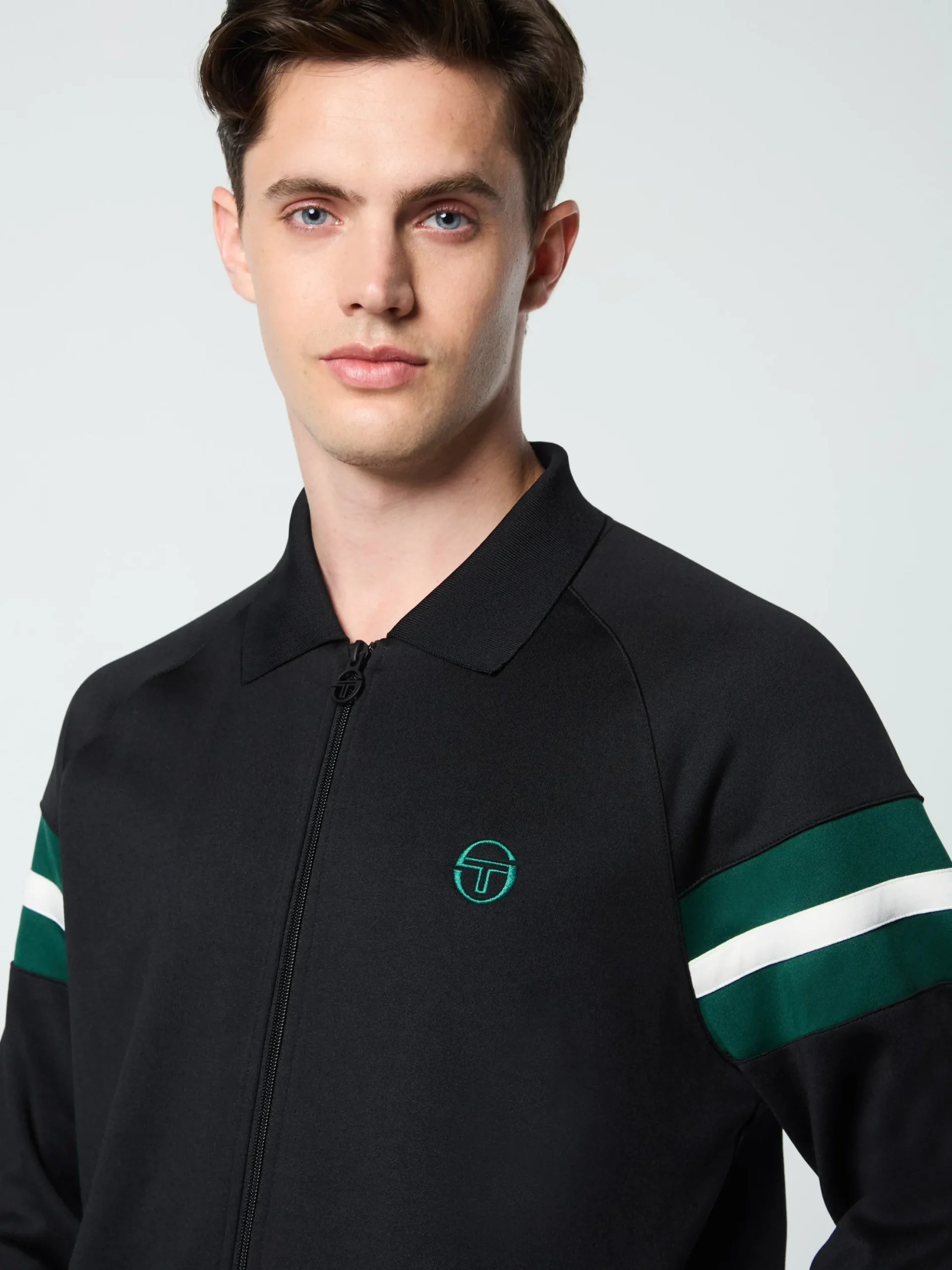 Sergio Tacchini Rimini Track Jacket- BLACK BEAUTY Discount