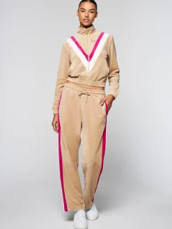 Sergio Tacchini Rosa Velour Track Pant- HUMUS Hot