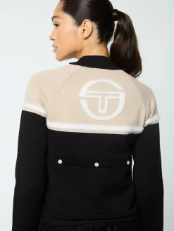 Sergio Tacchini Ruota Cycling Jersey- BLACK BEAUTY Discount