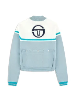 Sergio Tacchini Ruota Cycling Jersey- CELESTIAL BLUE Best