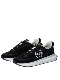 Sergio Tacchini 70's Racer Sneaker- Raven/ Antique White/ December Sky RAVEN/ANTIQUE WHITE/DECEMBER SKY Discount