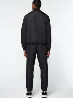 Sergio Tacchini Sapri Quilted Track Jacket- BLACK BEAUTY Best