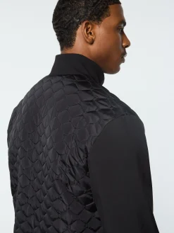 Sergio Tacchini Sapri Quilted Track Jacket- BLACK BEAUTY Best