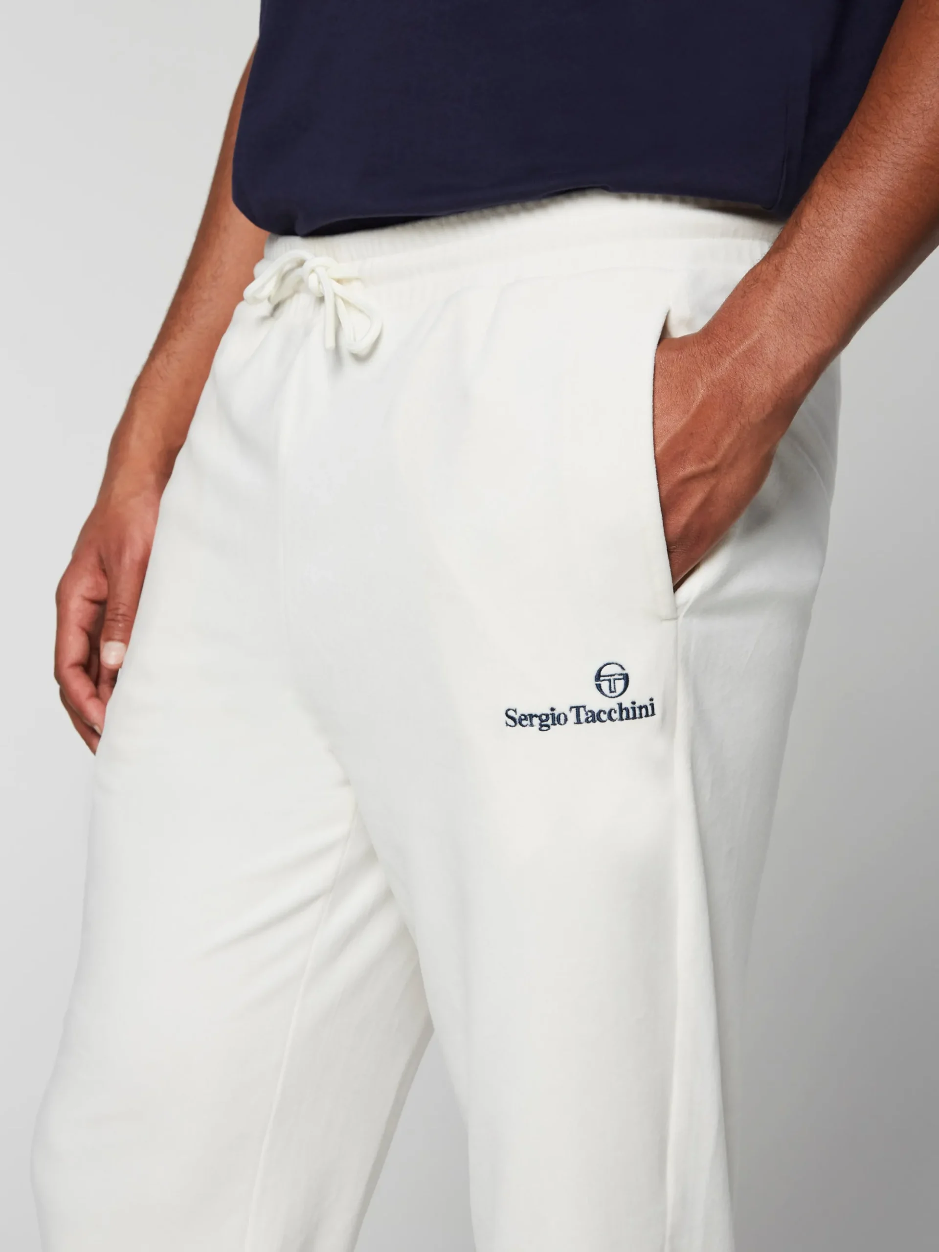 Sergio Tacchini Scopeto Velour Pant- Poinciana/ Gardenia POINCIANA/GARDENIA New