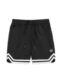 Sergio Tacchini Spazio Banda Mesh Short- BLACK BEAUTY Outlet
