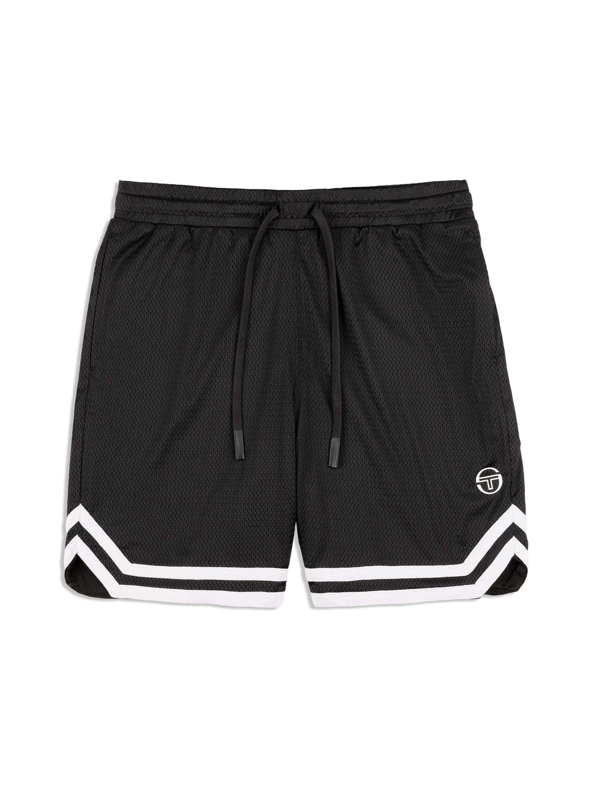 Sergio Tacchini Spazio Banda Mesh Short- BLACK BEAUTY Outlet