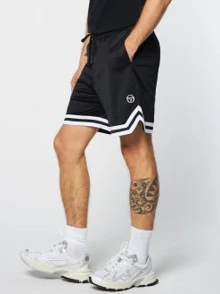 Sergio Tacchini Spazio Banda Mesh Short- BLACK BEAUTY Outlet