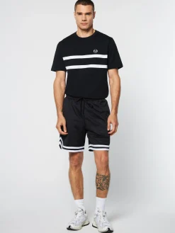 Sergio Tacchini Spazio Banda Mesh Short- BLACK BEAUTY Outlet