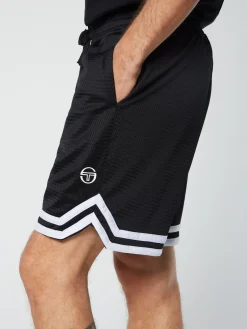 Sergio Tacchini Spazio Banda Mesh Short- BLACK BEAUTY Outlet