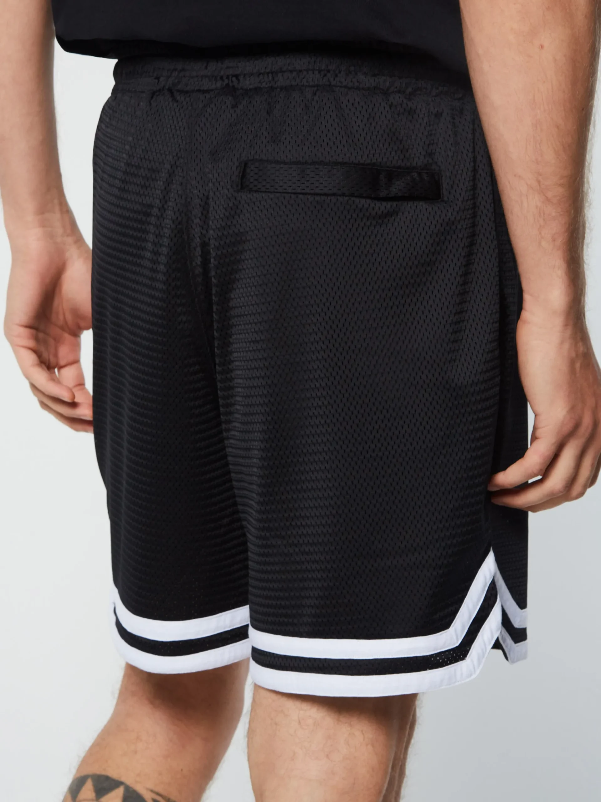 Sergio Tacchini Spazio Banda Mesh Short- BLACK BEAUTY Outlet