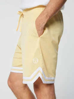 Sergio Tacchini Spazio Banda Mesh Short- GOLDEN HAZE Sale