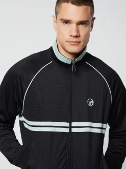 Sergio Tacchini Spazio Dallas Track Jacket- BLACK BEAUTY New