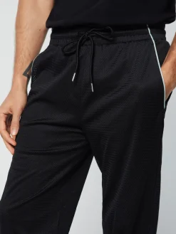 Sergio Tacchini Spazio Dallas Track Pant- BLACK BEAUTY Fashion