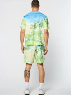 Sergio Tacchini Spazio T-Shirt- MULTI PRINT Clearance