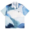 Sergio Tacchini Spiaggia Cabana Shirt- Maritime Blue/ Multi MARITIME BLUE MULTI Best