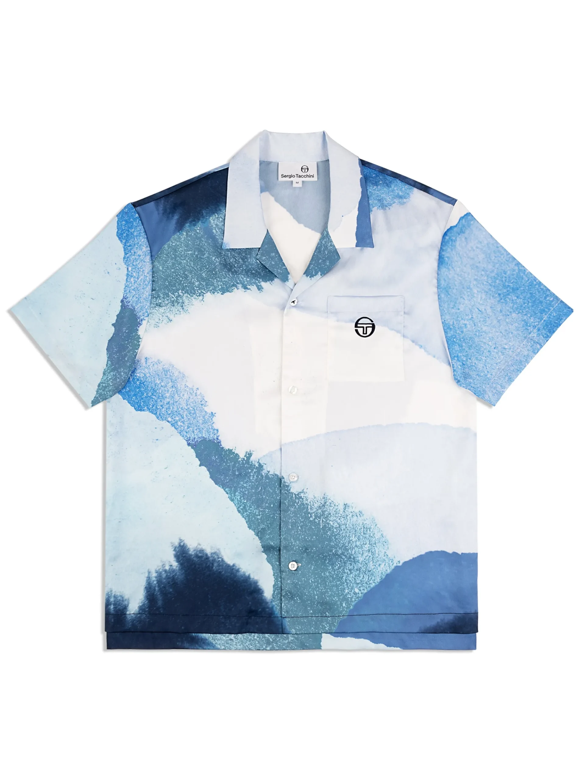 Sergio Tacchini Spiaggia Cabana Shirt- Maritime Blue/ Multi MARITIME BLUE MULTI Best