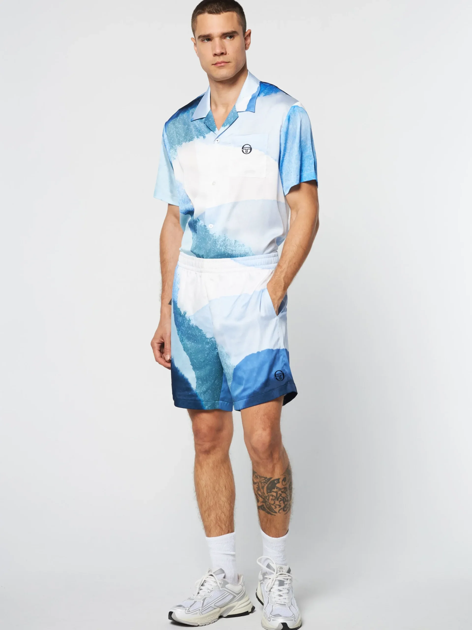 Sergio Tacchini Spiaggia Cabana Short- Maritime Blue/ Multi MARITIME BLUE MULTI Fashion