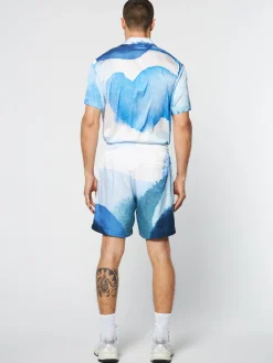 Sergio Tacchini Spiaggia Cabana Short- Maritime Blue/ Multi MARITIME BLUE MULTI Fashion