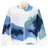Sergio Tacchini Spiaggia Track Jacket- Maritime Blue/ Multi MARITIME BLUE MULTI Best