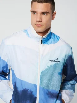 Sergio Tacchini Spiaggia Track Jacket- Maritime Blue/ Multi MARITIME BLUE MULTI Best