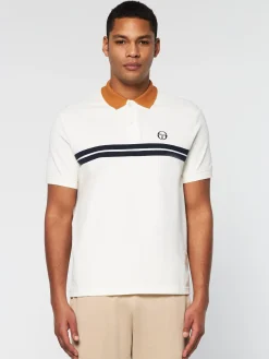 Sergio Tacchini Supermac Polo- Gardenia/ Meerkat GARDENIA/MEERKAT Clearance