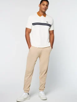 Sergio Tacchini Supermac Polo- Gardenia/ Meerkat GARDENIA/MEERKAT Clearance
