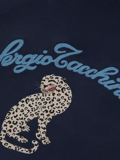 Sergio Tacchini Suveniri Hoodie- MARITIME BLUE Best