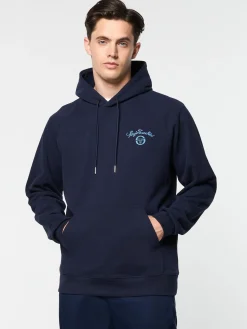 Sergio Tacchini Suveniri Hoodie- MARITIME BLUE Best
