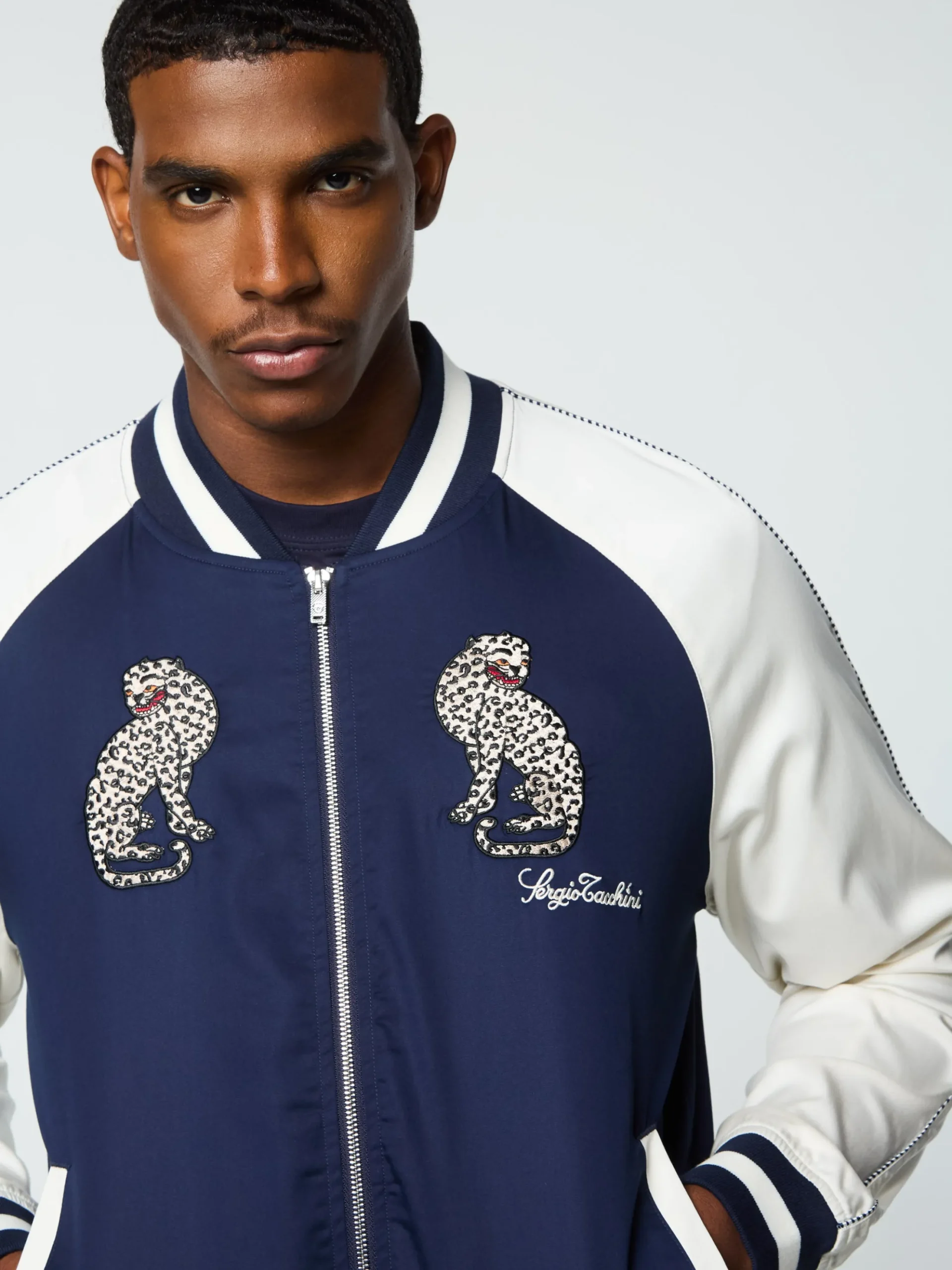 Sergio Tacchini Suveniri Track Jacket- Maritime Blue/ Gardenia MARITIME BLUE/GARDENIA Sale