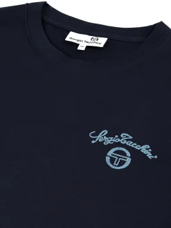 Sergio Tacchini Suveniri T-Shirt- MARITIME BLUE Outlet