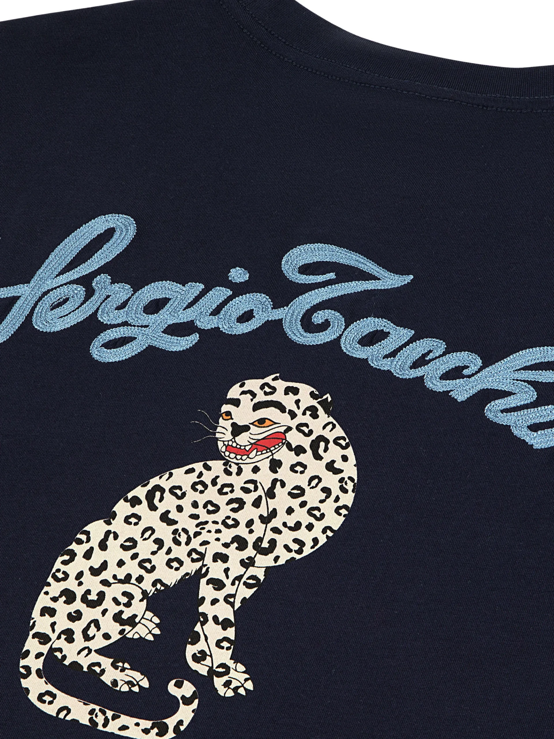 Sergio Tacchini Suveniri T-Shirt- MARITIME BLUE Outlet