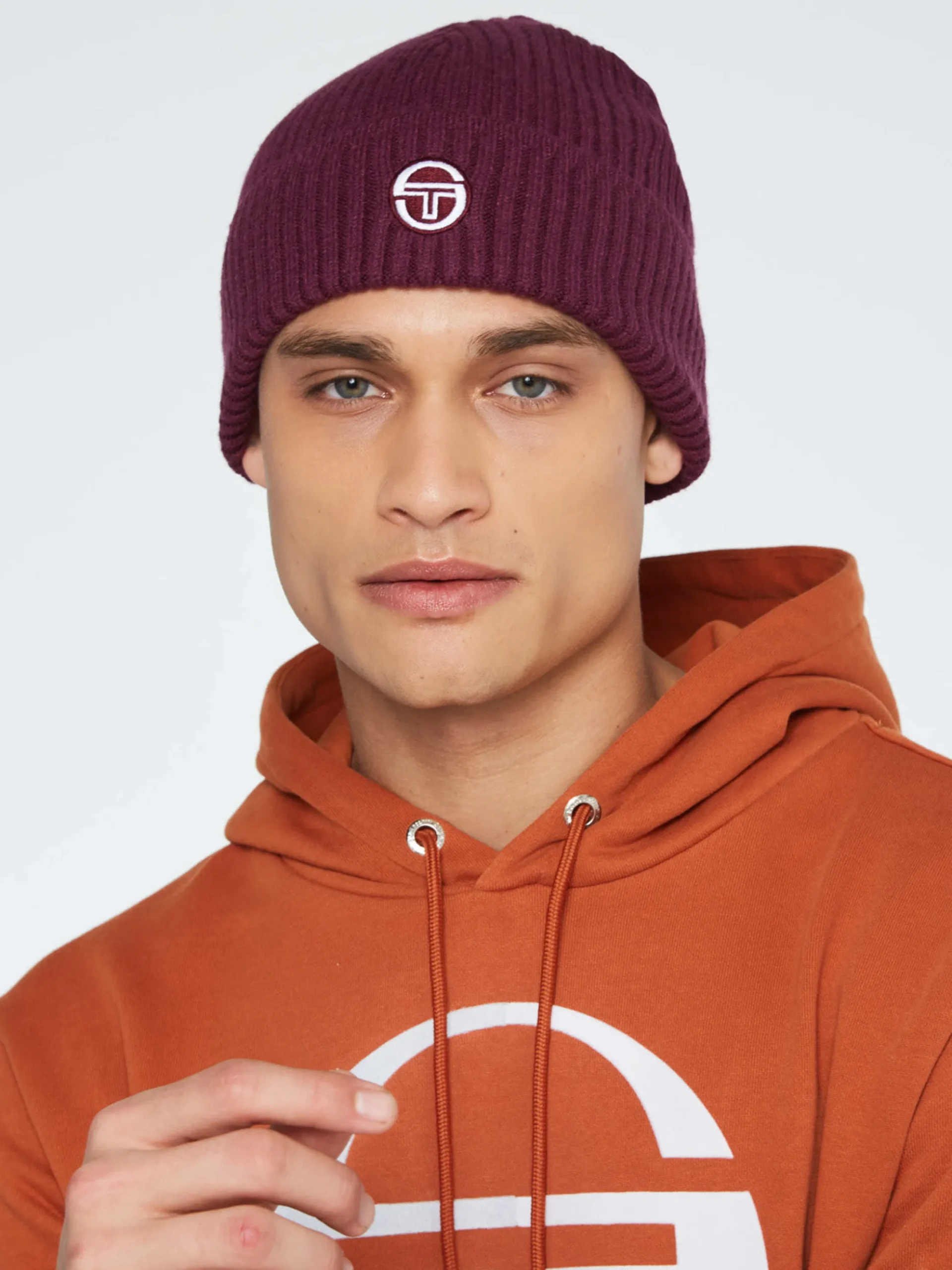 Sergio Tacchini Tacchini Beanie- GRAPE WINE Online