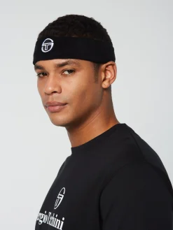 Sergio Tacchini TENNIS HEADBAND- BLACK Best