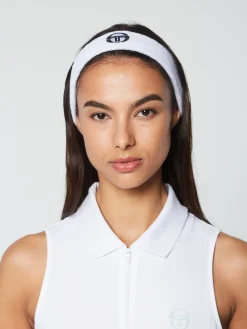 Sergio Tacchini TENNIS HEADBAND- WHITE Outlet