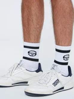 Sergio Tacchini Tennis Sock- WHITE Fashion