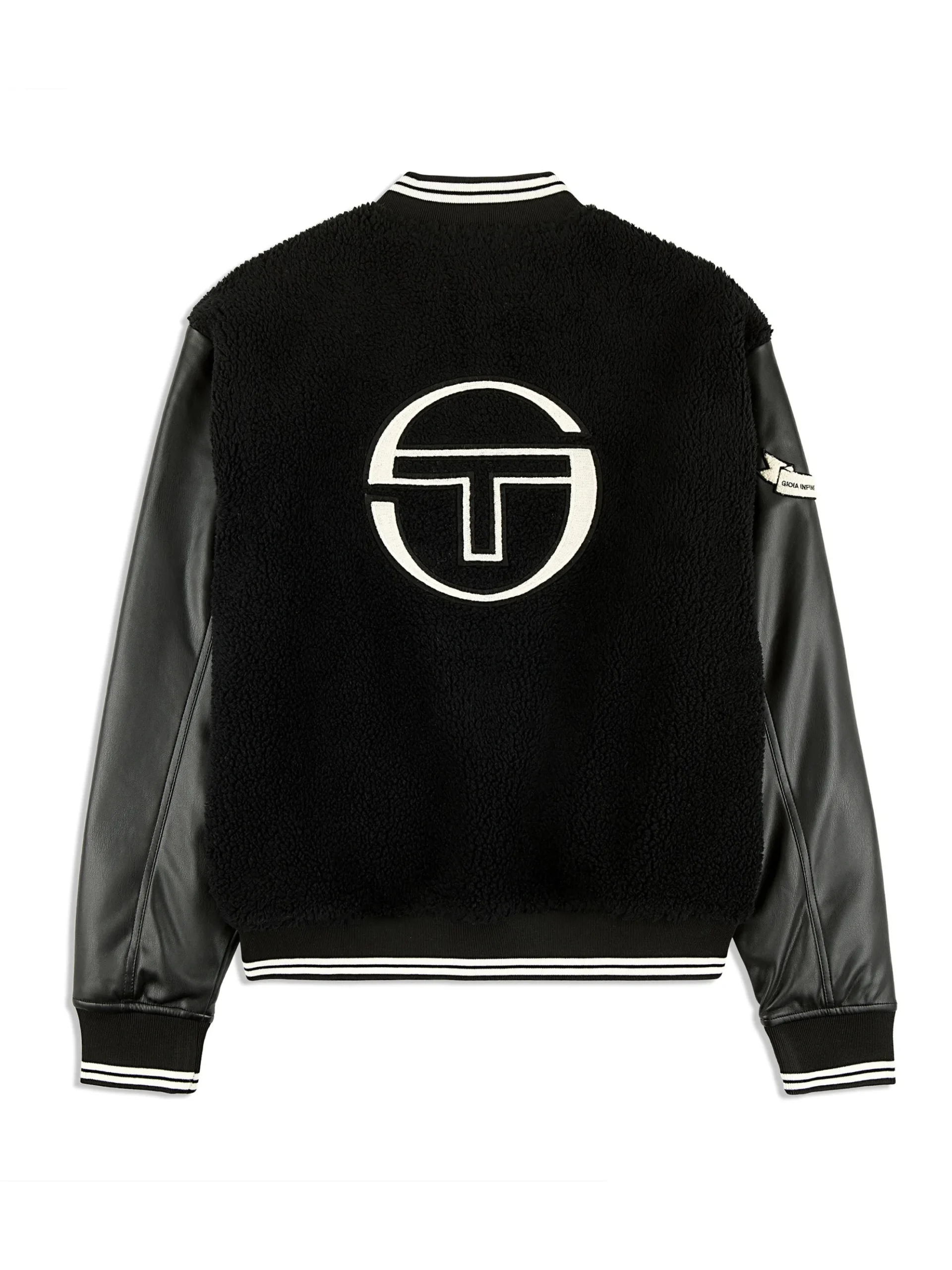 Sergio Tacchini Toppa Varsity Bomber- BLACK BEAUTY Clearance