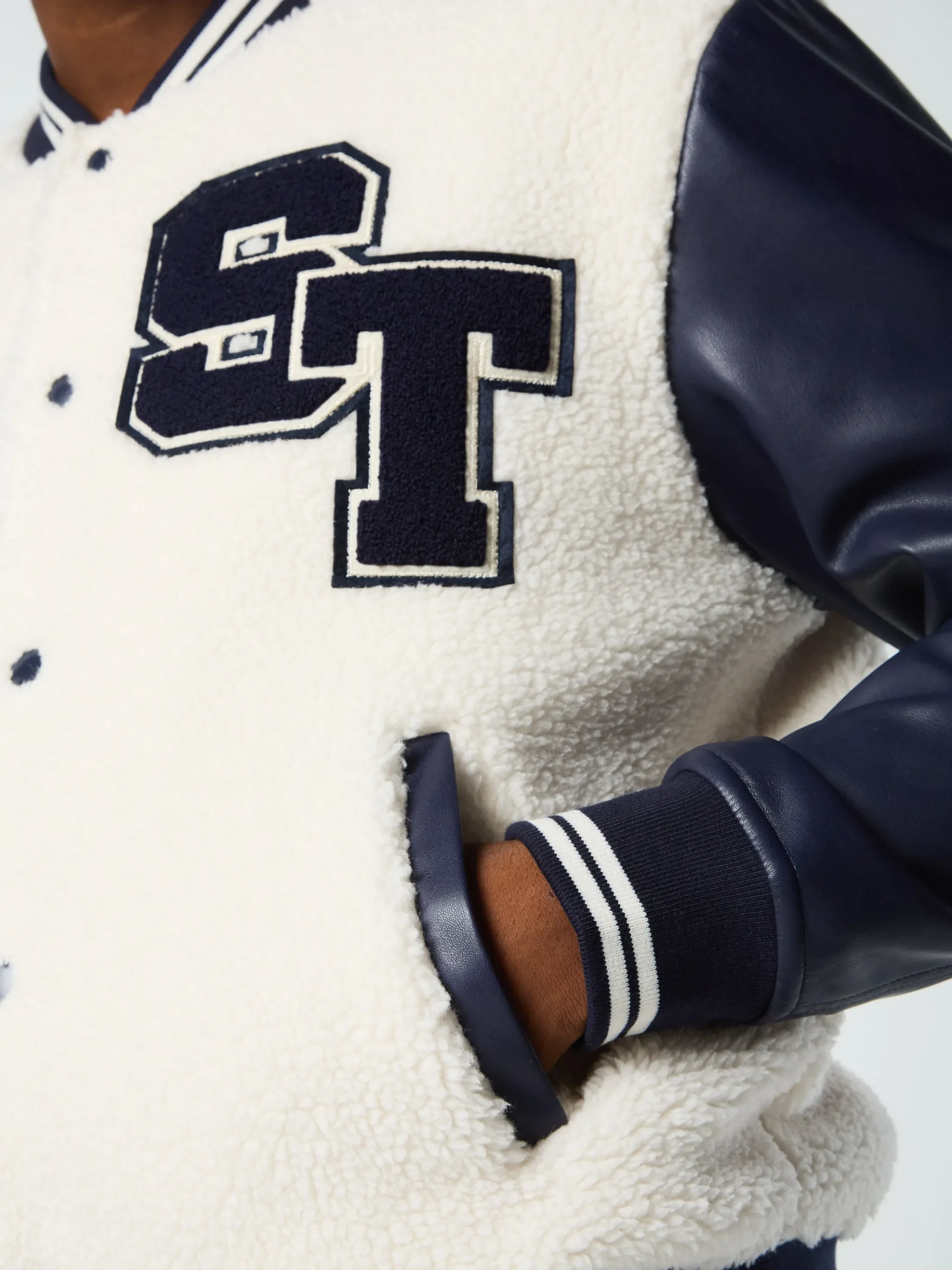 Sergio Tacchini Toppa Varsity Bomber- GARDENIA Online