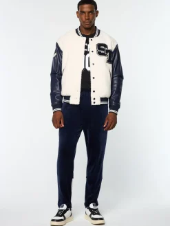 Sergio Tacchini Toppa Varsity Bomber- GARDENIA Online