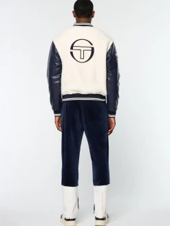 Sergio Tacchini Toppa Varsity Bomber- GARDENIA Online