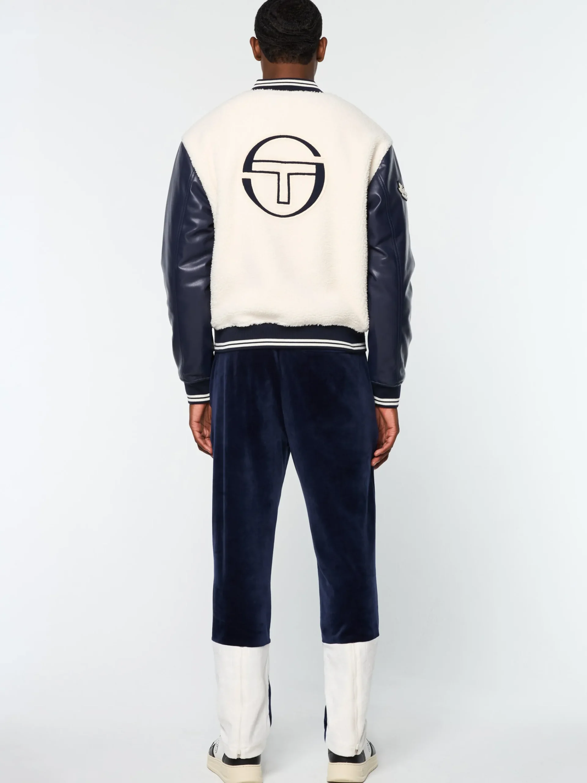 Sergio Tacchini Toppa Varsity Bomber- GARDENIA Online