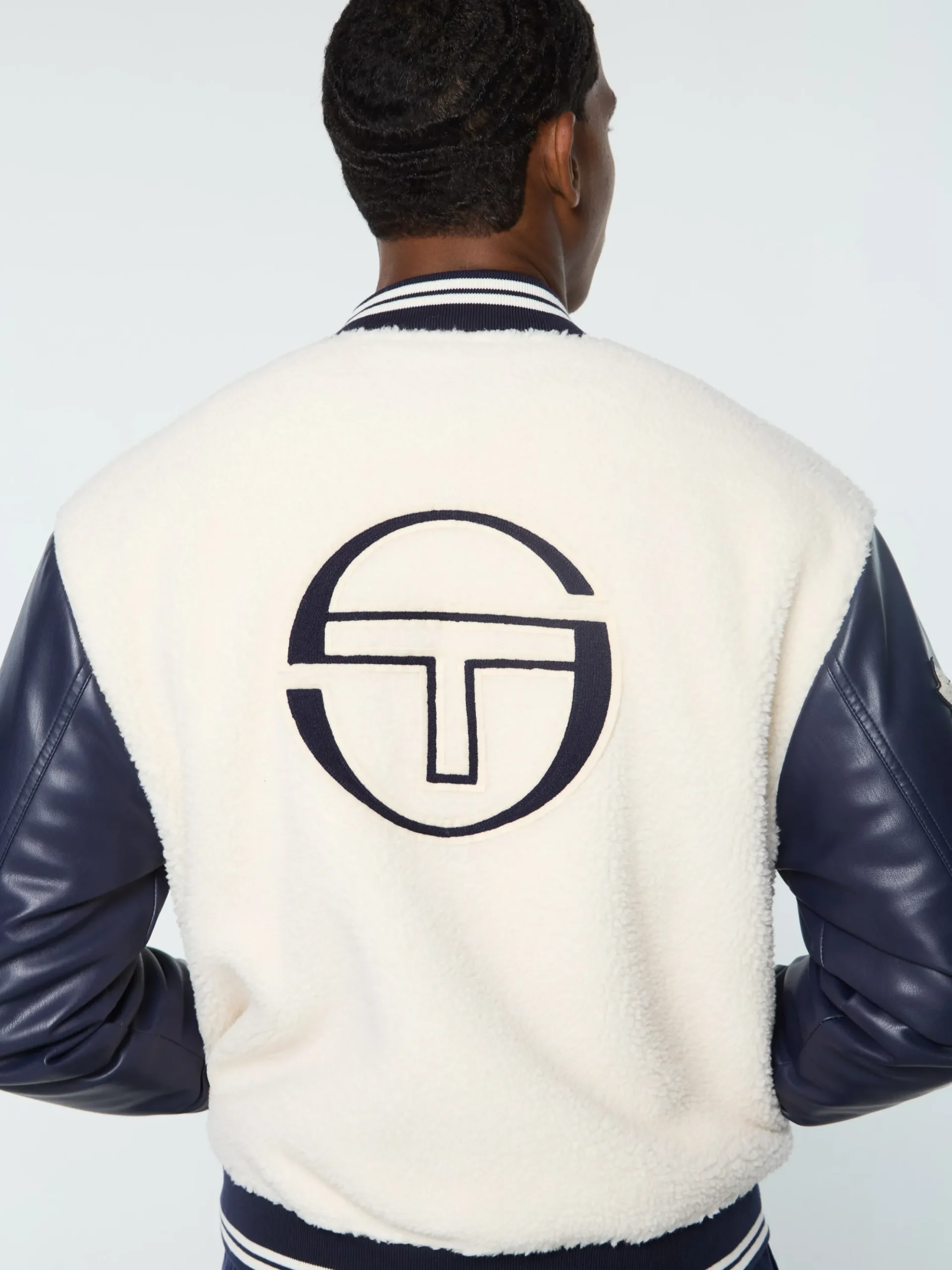Sergio Tacchini Toppa Varsity Bomber- GARDENIA Online